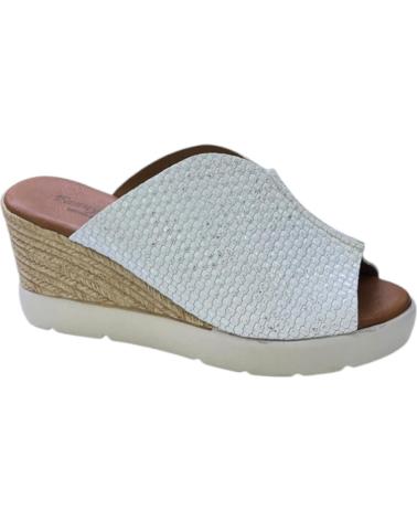 Sandali per Donna FANNY VALERO ZUECO CUNA 207 PLATA VARIOS COLORES