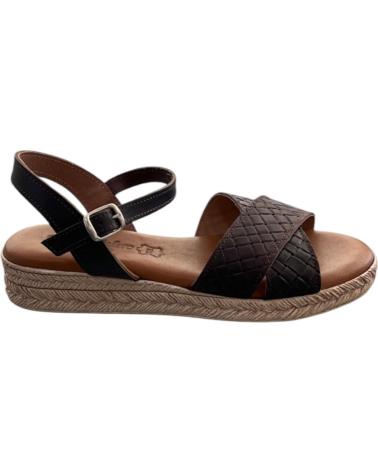 Sandali per Donna FANNY VALERO SANDALIA PIEL 419 MARRON VARIOS COLORES