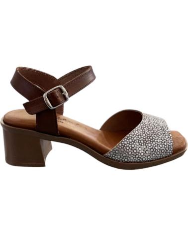Sandales pour Femme FANNY VALERO SANDALIA TACON 1203 TAUPE VARIOS COLORES