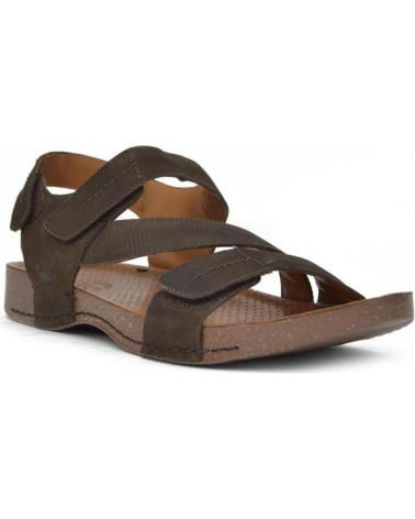 Sandálias de Homem CORONEL TAPIOCCA SANDALIAS DE HOMBRE C635-58 NOBUCK MARRONNOBUCK MARRON