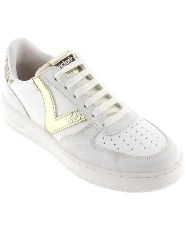 Esportes  de Mulher VICTORIA SNEAKERS MADRID CRAQUELADO 1258233 PLATINO