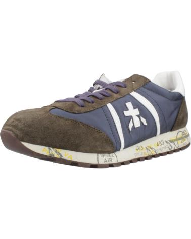 Esportes  de Homem PREMIATA ZAPATILLAS HOMBRE MODELO LUCY COLOR MARRON 7252