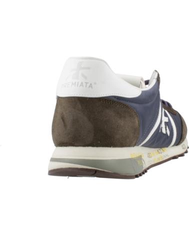 Esportes  de Homem PREMIATA ZAPATILLAS HOMBRE MODELO LUCY COLOR MARRON 7252