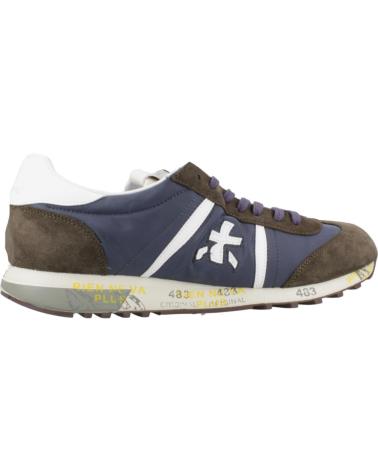 Esportes  de Homem PREMIATA ZAPATILLAS HOMBRE MODELO LUCY COLOR MARRON 7252