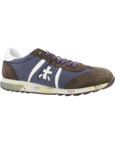 Esportes  de Homem PREMIATA ZAPATILLAS HOMBRE MODELO LUCY COLOR MARRON 7252