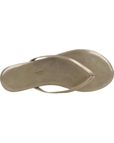 Tongs pour Femme TKEES SANDALIAS MUJER MODELO TKEGLITTERS COLOR ORO PNKPRL