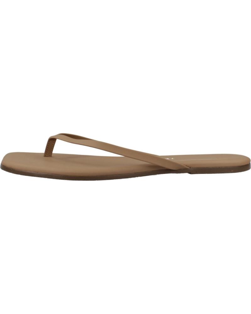 Chinelos de Mulher TKEES SANDALIAS MUJER MODELO TKESQUARE TOE COLOR MARRON COBTR
