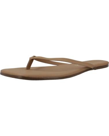 Chinelos de Mulher TKEES SANDALIAS MUJER MODELO TKESQUARE TOE COLOR MARRON COBTR