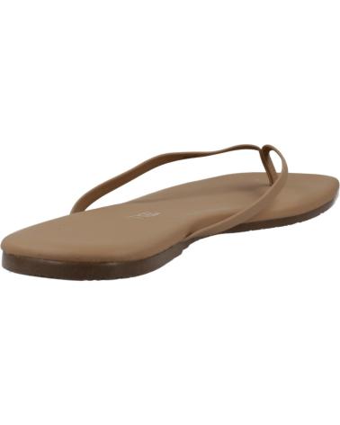 Chinelos de Mulher TKEES SANDALIAS MUJER MODELO TKESQUARE TOE COLOR MARRON COBTR