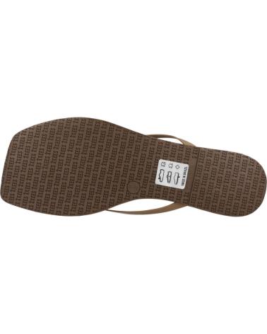 Chinelos de Mulher TKEES SANDALIAS MUJER MODELO TKESQUARE TOE COLOR MARRON COBTR