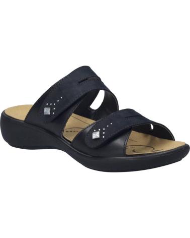 Sandali per Donna JOSEP SEIBEL IBIZA-09 NUBUCK NEGR BEIG