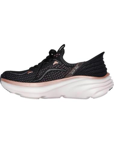 Woman Trainers SKECHERS SLIP-INS DLUX VAPOR NEGRA NEGRO