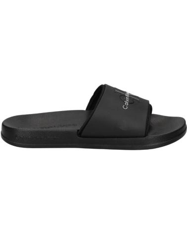 Chanclas de Hombre CALVIN KLEIN - CHANCLAS NEGRAS PARA HOMBRE - RUDBER NEGRO