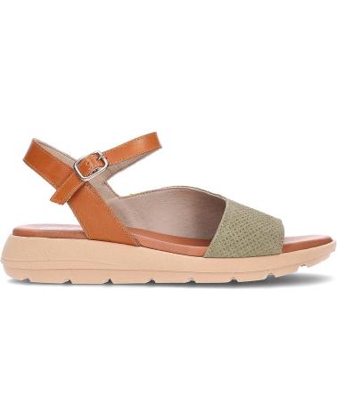 Sandálias de Mulher DORKING SANDALIAS PARA MUJER FLUCHOS GANDIA D9464 KAKICUERO