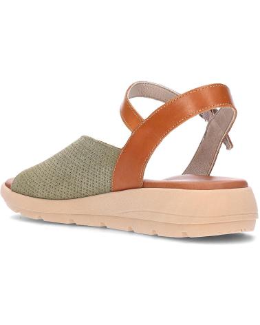 Sandálias de Mulher DORKING SANDALIAS PARA MUJER FLUCHOS GANDIA D9464 KAKICUERO