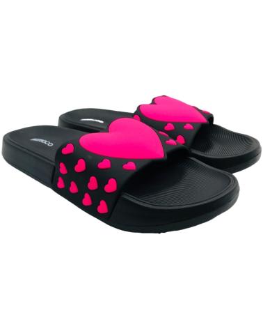 Chanclas de Niña NICOBOCO CHANCLA AGUA NINA LOVE 42-520 070 NEGRO