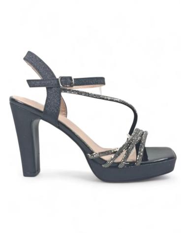 Sandalias de Mujer TIMBOS SANDALIA TACON FIESTA DE MUJER 131309 NEGRO