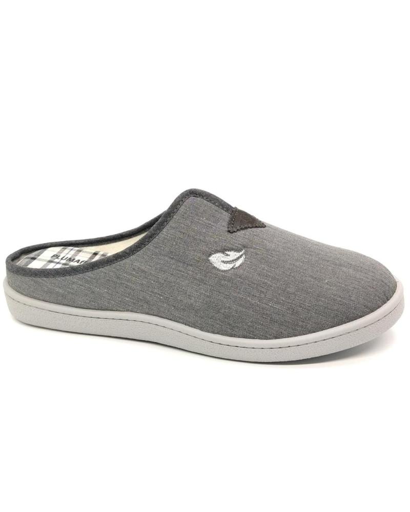 Calzado de casa de Hombre PLUMAFLEX ZAPATILLA ROAL 12334 -NEGRO GRIS