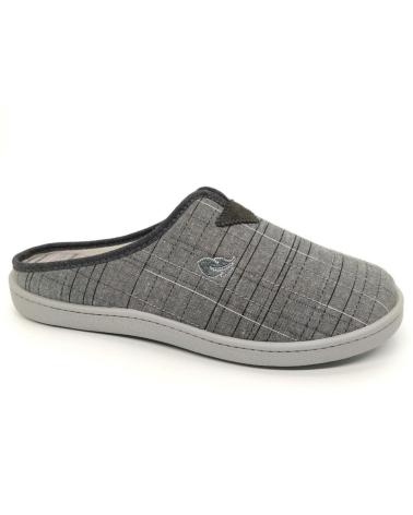 Calzado de casa de Hombre PLUMAFLEX ZAPATILLA ROAL 12336 GRIS