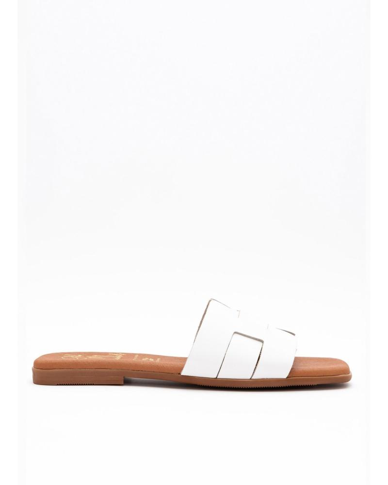 Sandalen für Damen KESLEM SANDALIA MUJER EN PIEL 5550 BLANCO
