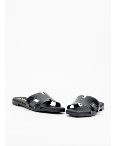 Sandalen-De-Mujer-KESLEM-SANDALIA-MUJER-5566-EN-PIEL-NEGRO