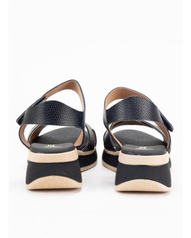 Sandalen für Damen KESLEM SANDALIA MUJER EN PIEL 5662 NEGRO