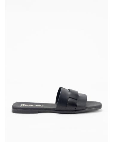 Sandálias de Mulher KESLEM SANDALIA MUJER EN PIEL 5550 NEGRO