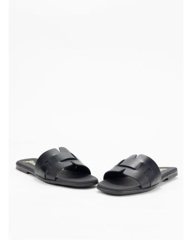Sandálias de Mulher KESLEM SANDALIA MUJER EN PIEL 5550 NEGRO