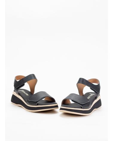 Sandálias-De-Mujer-KESLEM-SANDALIA-MUJER-EN-PIEL-5660-CON-CUNA-NEGRO