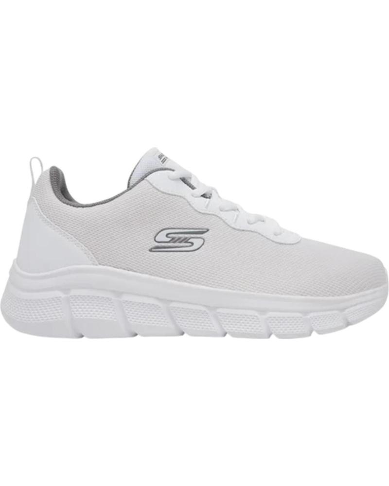 Sportif pour Homme SKECHERS ZAPATILLAS BOBS FLEX BLANCO