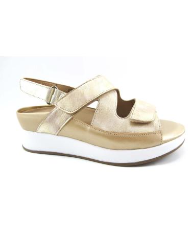Woman Sandals PIESANTO SANDALIA 250421 CHAMPAN - BEIGE GOLD