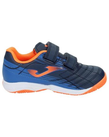 Esportes--De-Niña-JOMA-FUTBOL-SALA-XPANDER-JR-2103-ROYAL-Y-NARANJA-AZUL-MARINO