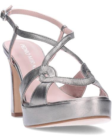 Sandalias de Mujer PEDRO MIRALLES SANDALIA CON TACON 17201 ACERO