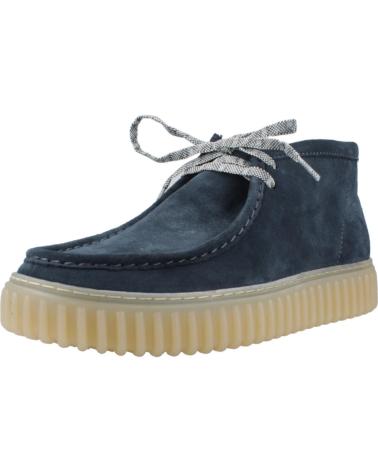 Bottines pour Homme CLARKS BOTINES HOMBRE MODELO TORHILL HI COLOR AZUL BLUE