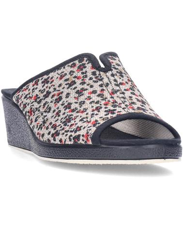 Calzado de casa de Mujer GARZON ZAPATILLAS DE IR POR CASA VILA 715210 NEGRO