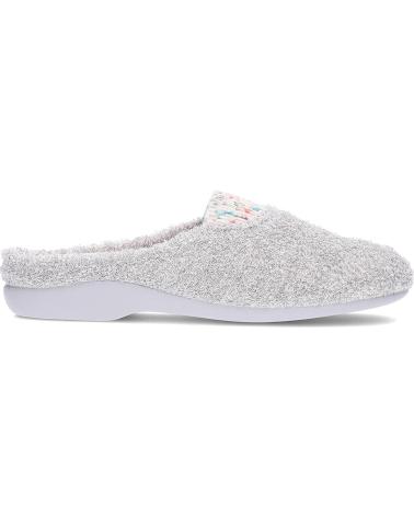 Calzado de casa de Mujer GARZON PANTUFLAS DE MUJER RIZO 7293130 GRISPERLA