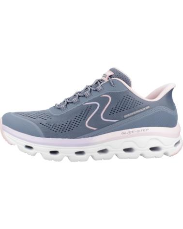 Deportivas de Mujer SKECHERS ZAPATILLAS MUJER MODELO GLIDE STEP SOLE COLOR AZUL SLTP GRIS