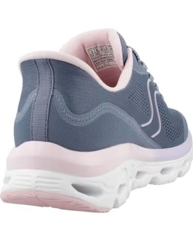 SKECHERS ZAPATILLAS DE RUNNING EN MULTICOLOR PARA MUJER SLATE TEXTILE-SYNTHETIC-PINK TRIM