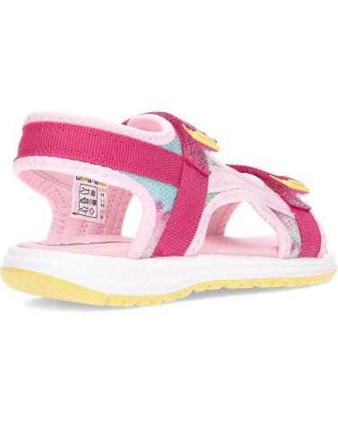 girl Sandals PABLOSKY SANDALIA CONFORT CON VELCROS PARA NINA 981780 COLO FUXIA