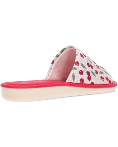 Calzado de casa de Mujer GARZON PANTUFLA PARA MUJER CEREZAS P400 ROJO