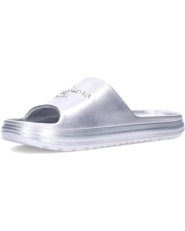 Chanclas de Mujer PEPE JEANS CHANCLAS BEACH SLIDEMET PLS70165 SILVER