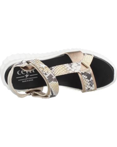 Sandalias de Mujer CETTI SANDALIA SNAKE AMARILLO