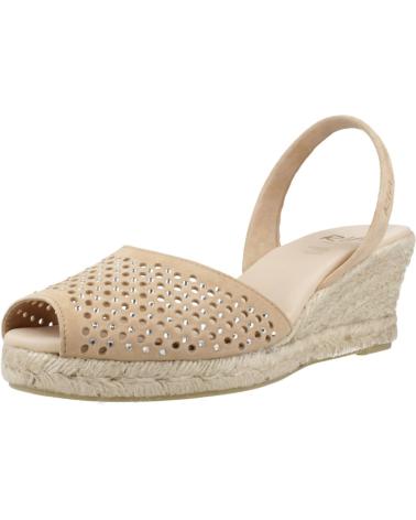 Sandalen für Damen RIA MENORCA ALPARGATAS MUJER MODELO 61043R COLOR MARRON CLARO NTRL
