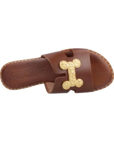 CARYATIS SANDALIAS PLANAS CON ADORNO METÁLICO MODELO 62081C BWNGLD