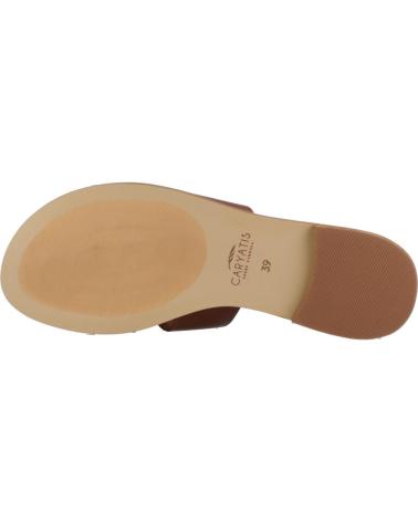CARYATIS SANDALIAS PLANAS CON ADORNO METÁLICO MODELO 62081C BWNGLD