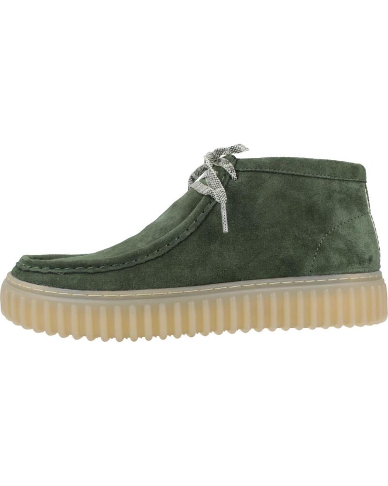 Bottines pour Homme CLARKS BOTINES HOMBRE MODELO TORHILL HI COLOR VERDE DRKGREEN