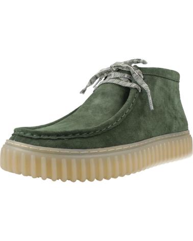Bottines pour Homme CLARKS BOTINES HOMBRE MODELO TORHILL HI COLOR VERDE DRKGREEN