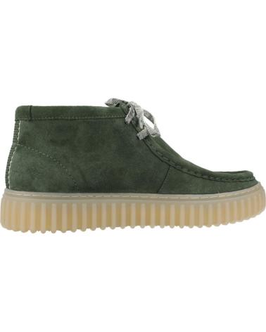 Bottines pour Homme CLARKS BOTINES HOMBRE MODELO TORHILL HI COLOR VERDE DRKGREEN