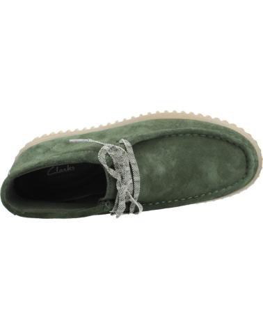 Bottines pour Homme CLARKS BOTINES HOMBRE MODELO TORHILL HI COLOR VERDE DRKGREEN