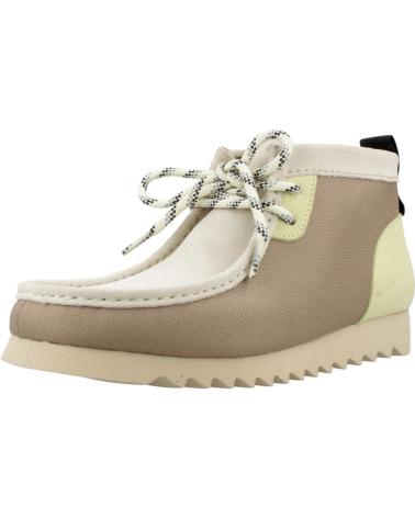 Stivaletti per Uomo CLARKS BOTINES HOMBRE MODELO WALLABEE2 FTRE COLOR BEIS ECRU